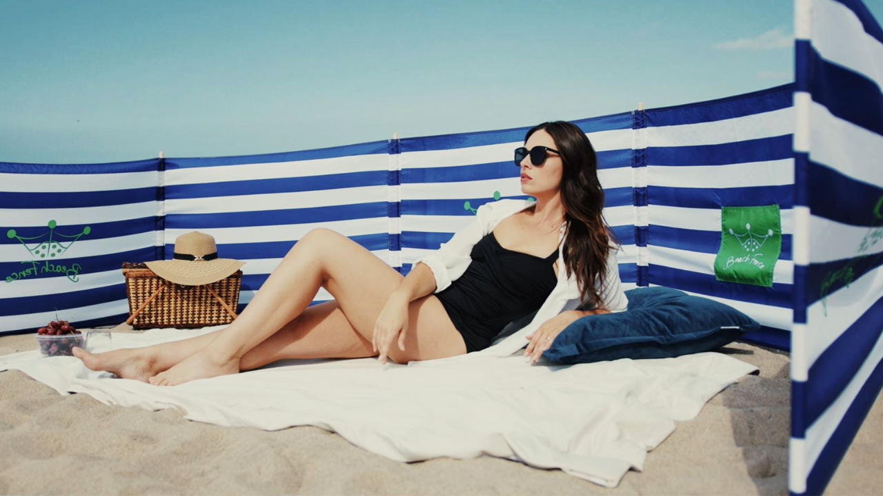 Amazon.com: BEACH FENCE Premium 20 ft Beach Windscreen, Privacy